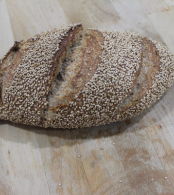 Pan con sésamo
